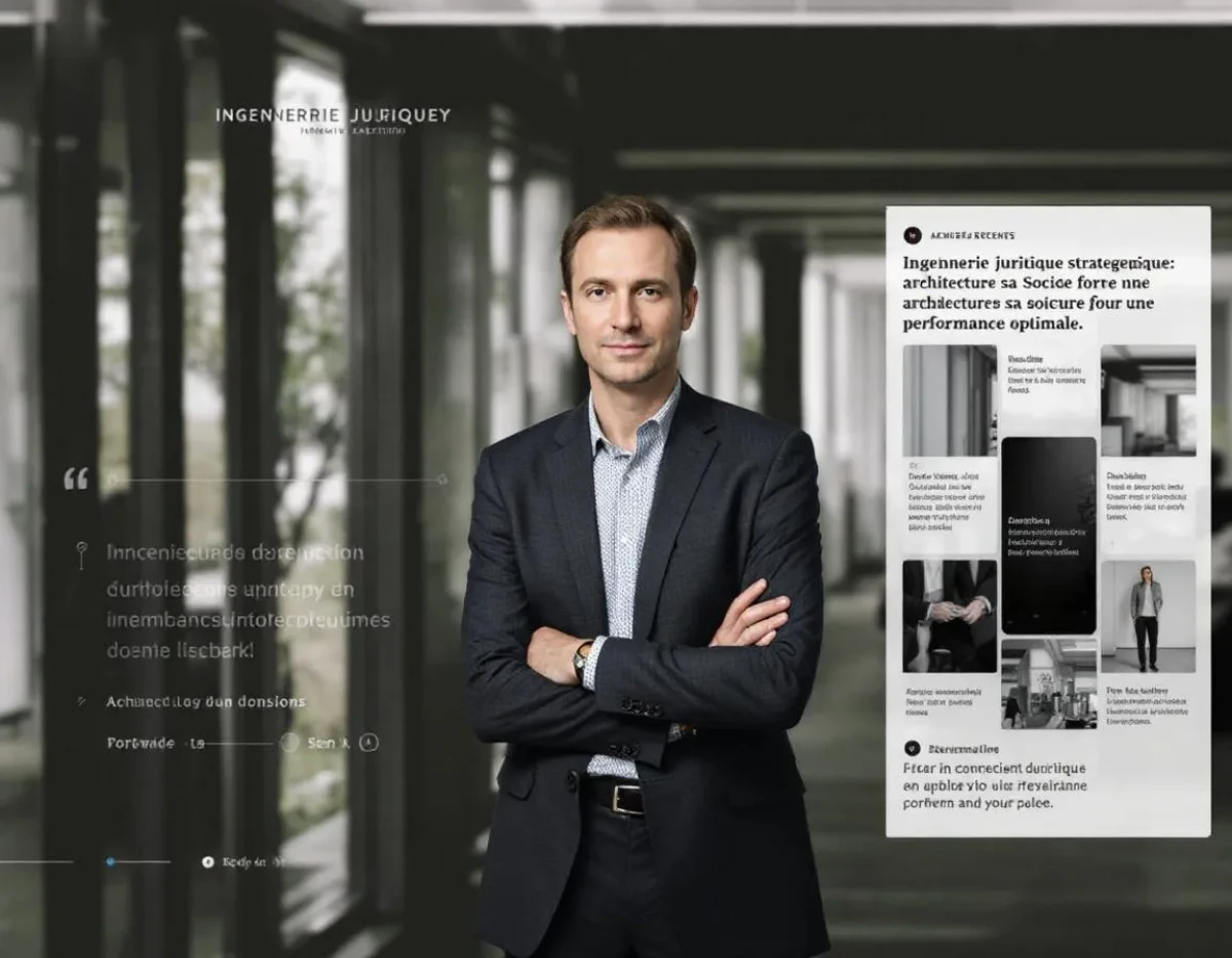 Ingénierie Juridique Stratégique : Architecturer sa Société pour une Performance Optimale