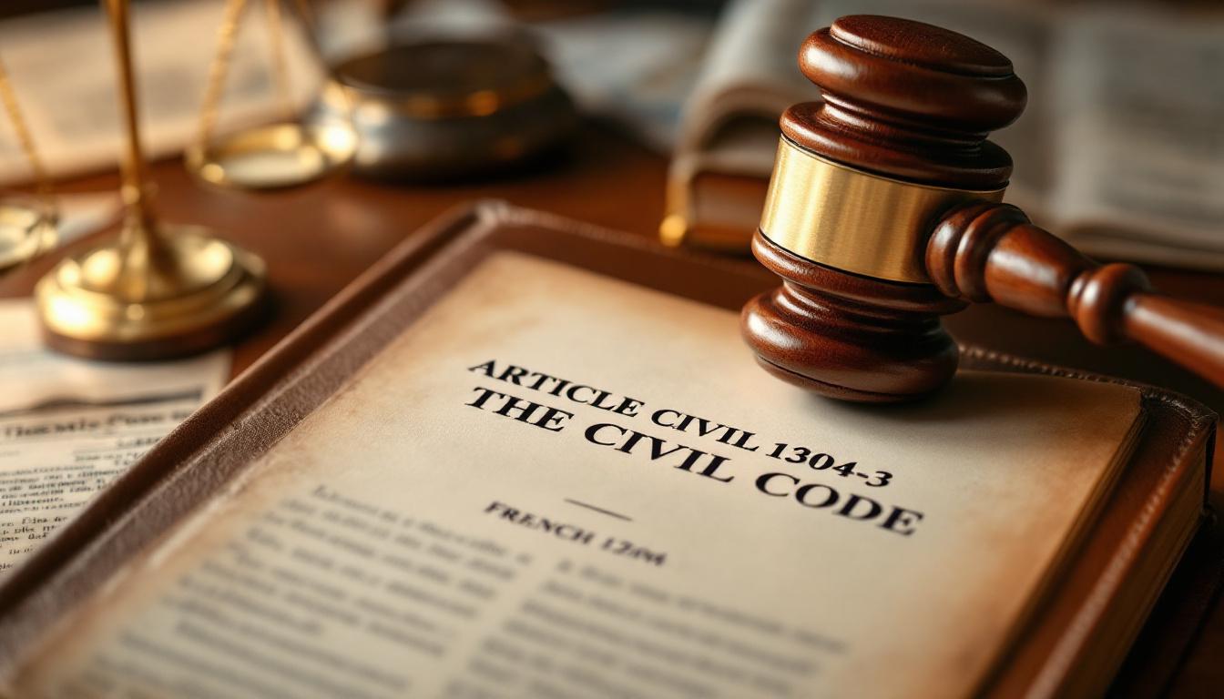 Pourquoi l'article 1304 3 du code civil est crucial pour tous